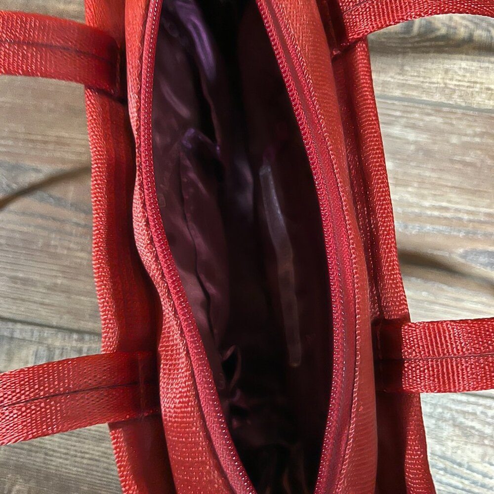 Maggie Bags Red Seatbelt Purse - Picture 3 of 4
